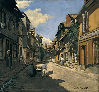 Le Rue de la Bavole at Honfleur II Claude Monet